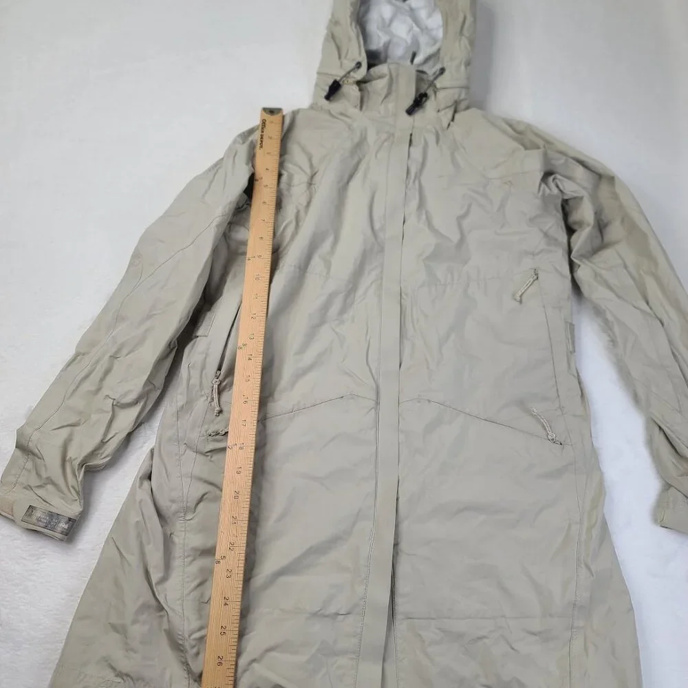 REI Women's Slate‎ Gray Hooded Outdoor Mountain Rain Park Jacket Size S